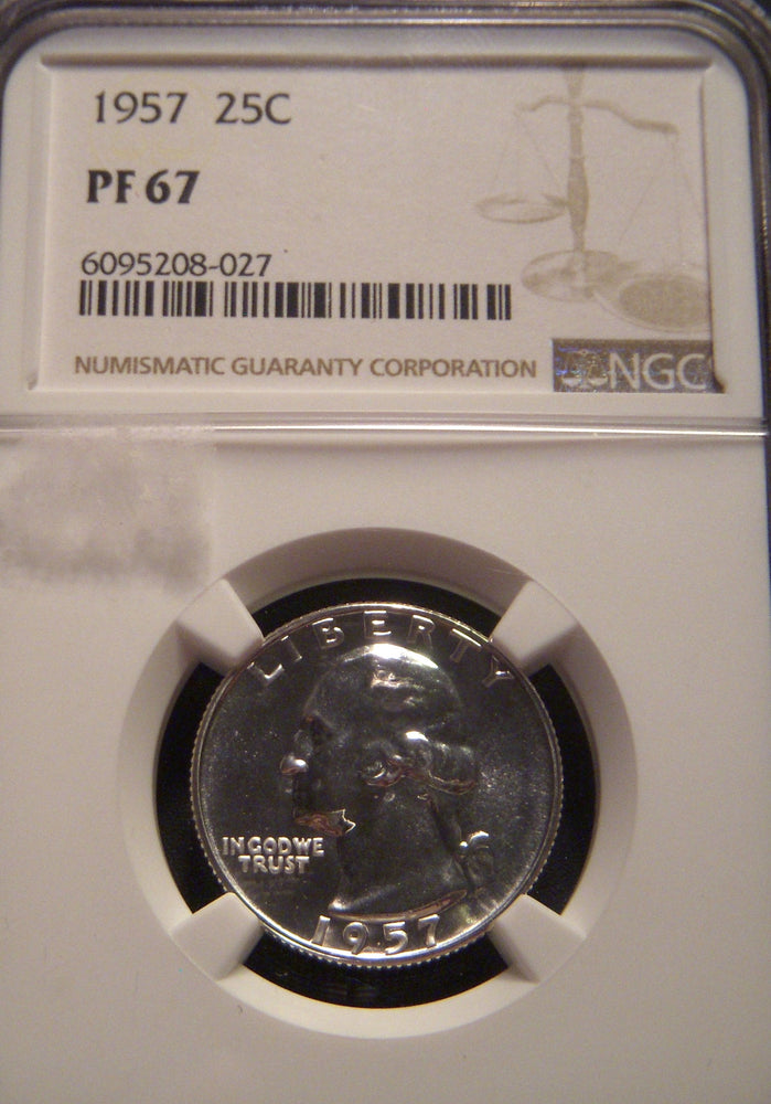 1957 Washington Quarter - NGC PF 67