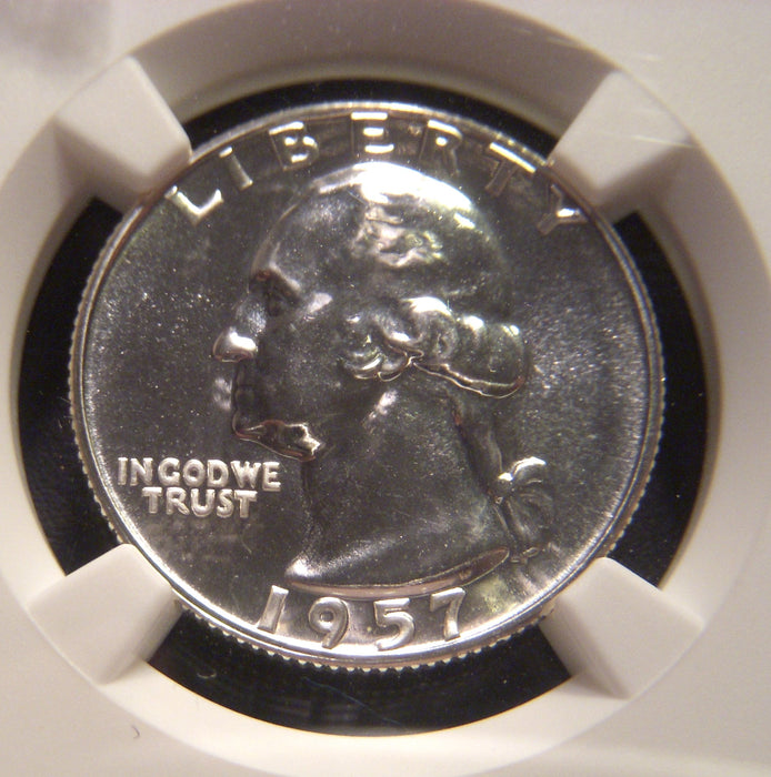 1957 Washington Quarter - NGC PF 67