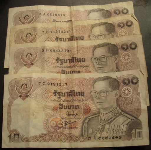 1980 10 Baht Note - Thailand