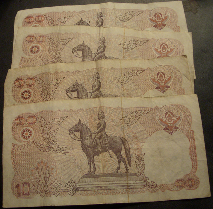 1980 10 Baht Note - Thailand