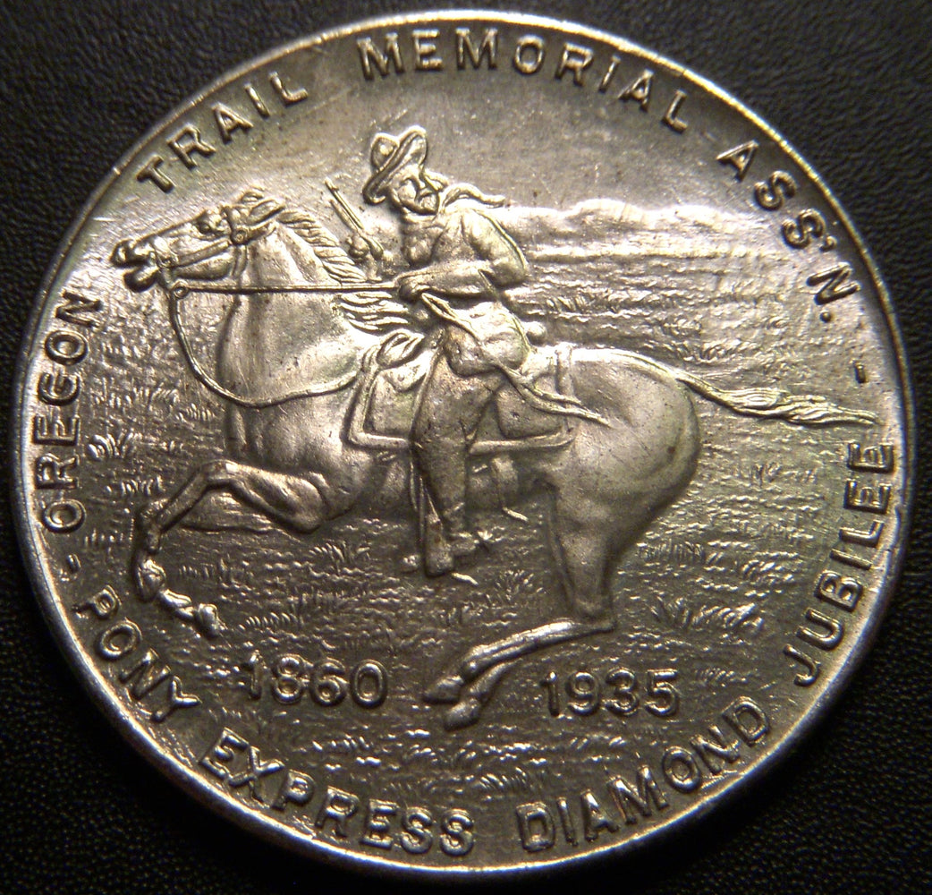 1935 Oregon Trail Pony Express So Call Half Dollar Token