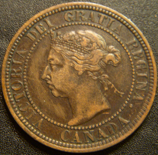1890H Canadian Large Cent - Very Fine
