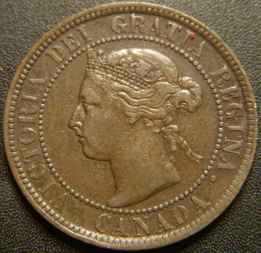 1893 Canadian Large Cent - Very Fine