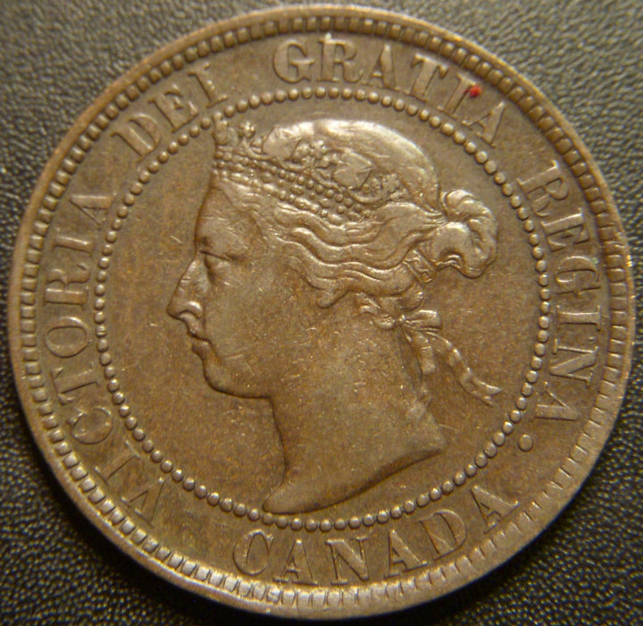 1893 Canadian Large Cent - Very Fine