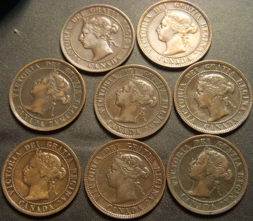 1893 Canadian Large Cent - VG/Fine