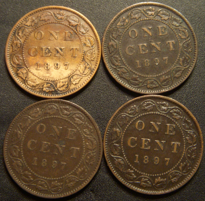 1897 Canadian Large Cent - VG/Fine