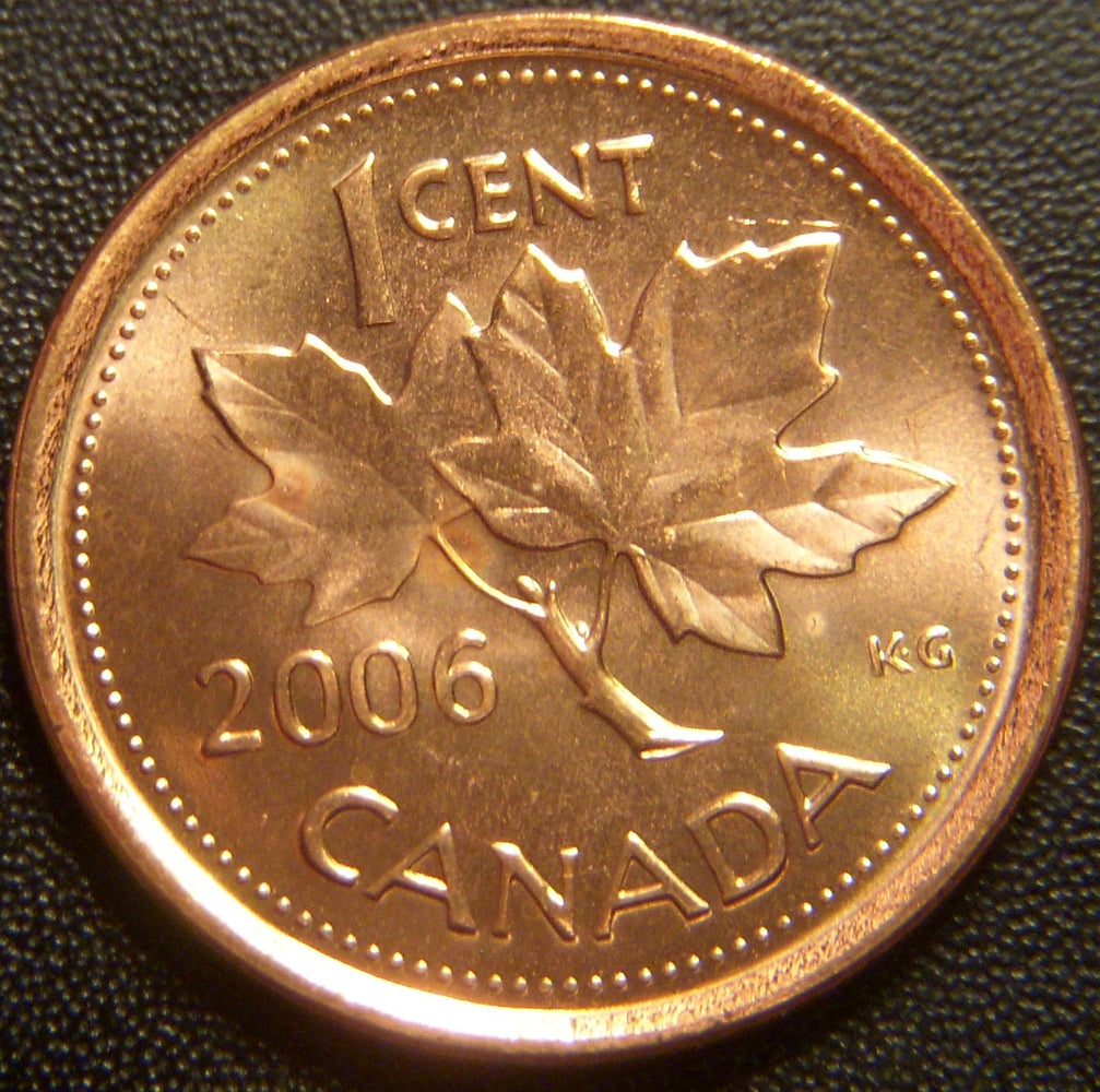 2006L Canadian Cent - Uncirculated Magnetic