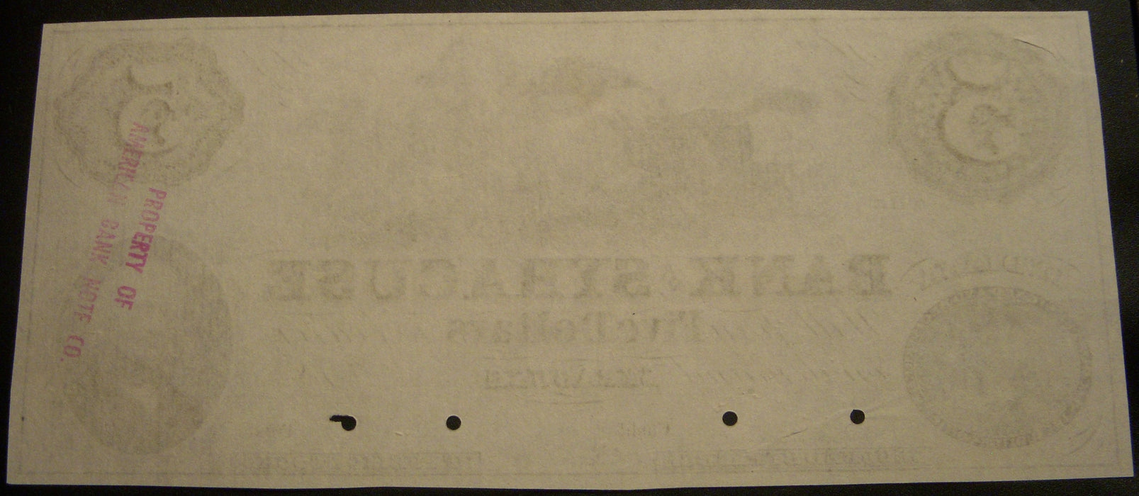 $5 Bank of Syracuse, IN Obsolete Note