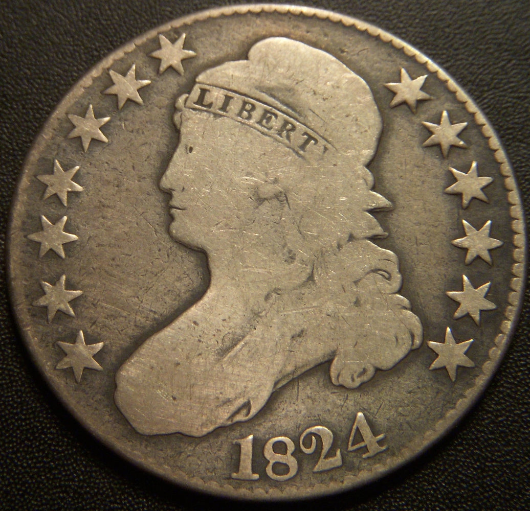 1824 Bust Half Dollar - Good+