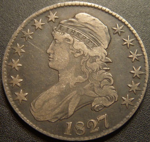 1827 Bust Half Dollar - Sq2L8 Very Fine