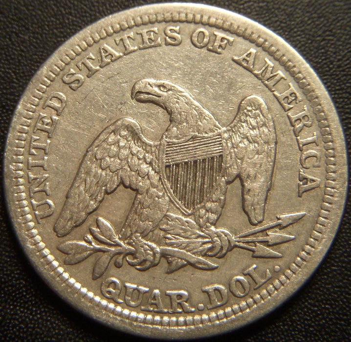 1860 Seated Quarter - Very Fine
