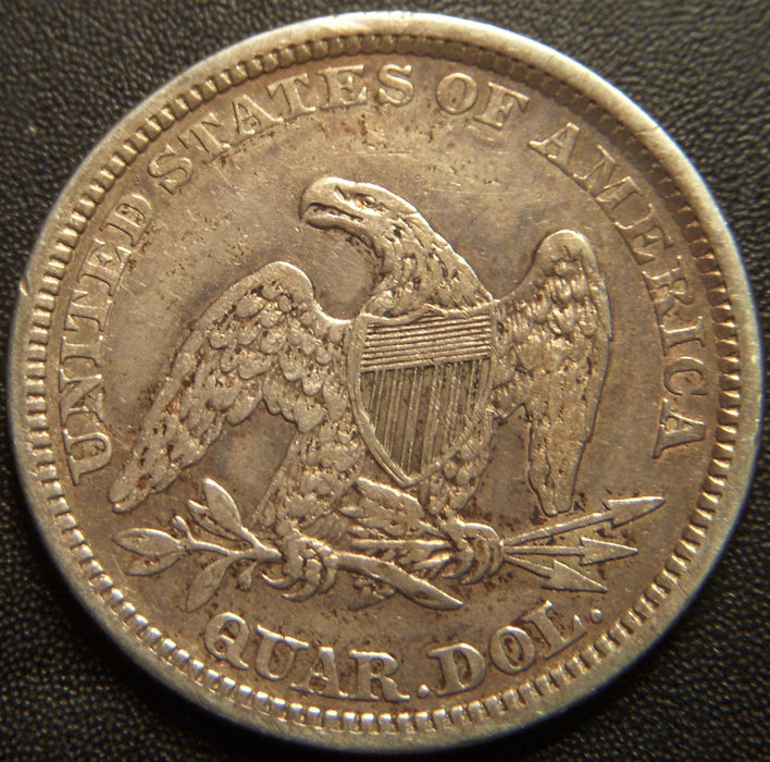1861 Seated Quarter - Very Fine