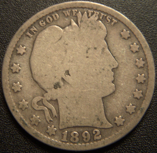 1892-O Barber Quarter - Good