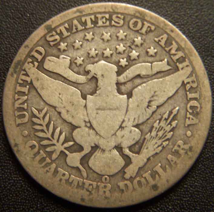 1892-O Barber Quarter - Good