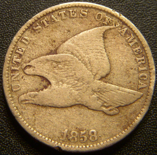 1858 Flying Eagle Cent - Small Letter Very Good