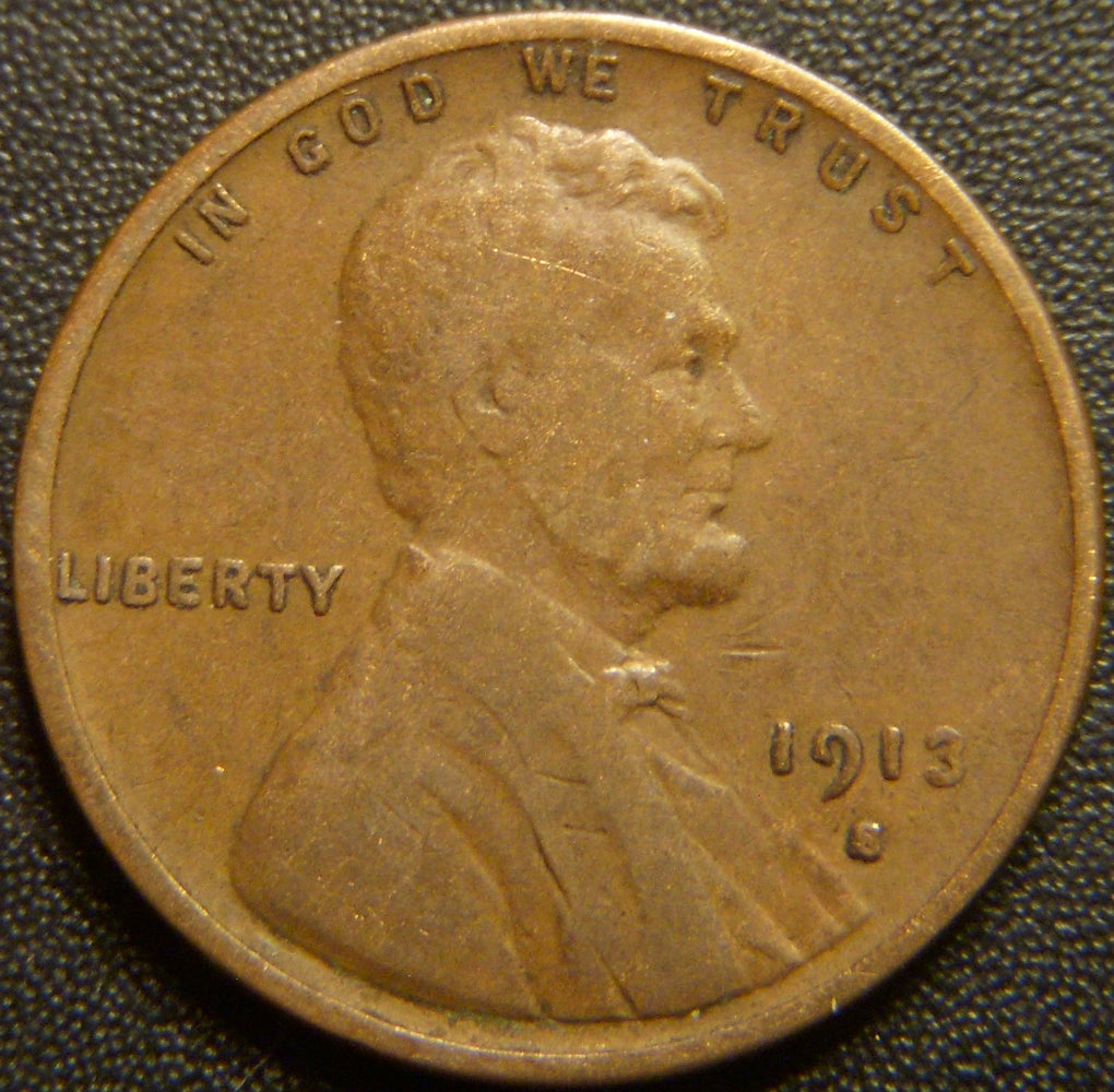1913-S Lincoln Cent - Fine