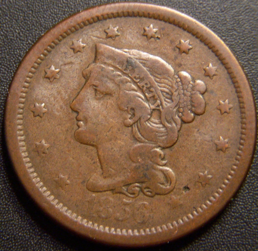 1856 Large Cent - Slanted 5 Good