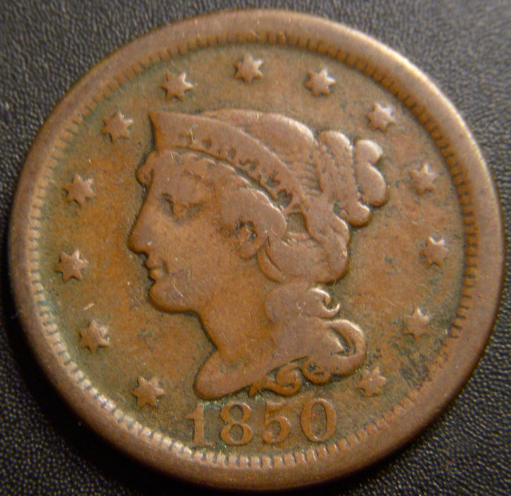 1850 Large Cent - Good