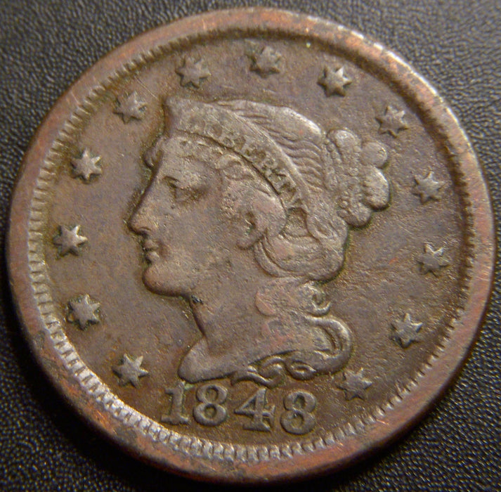 1848 Large Cent - Very Good