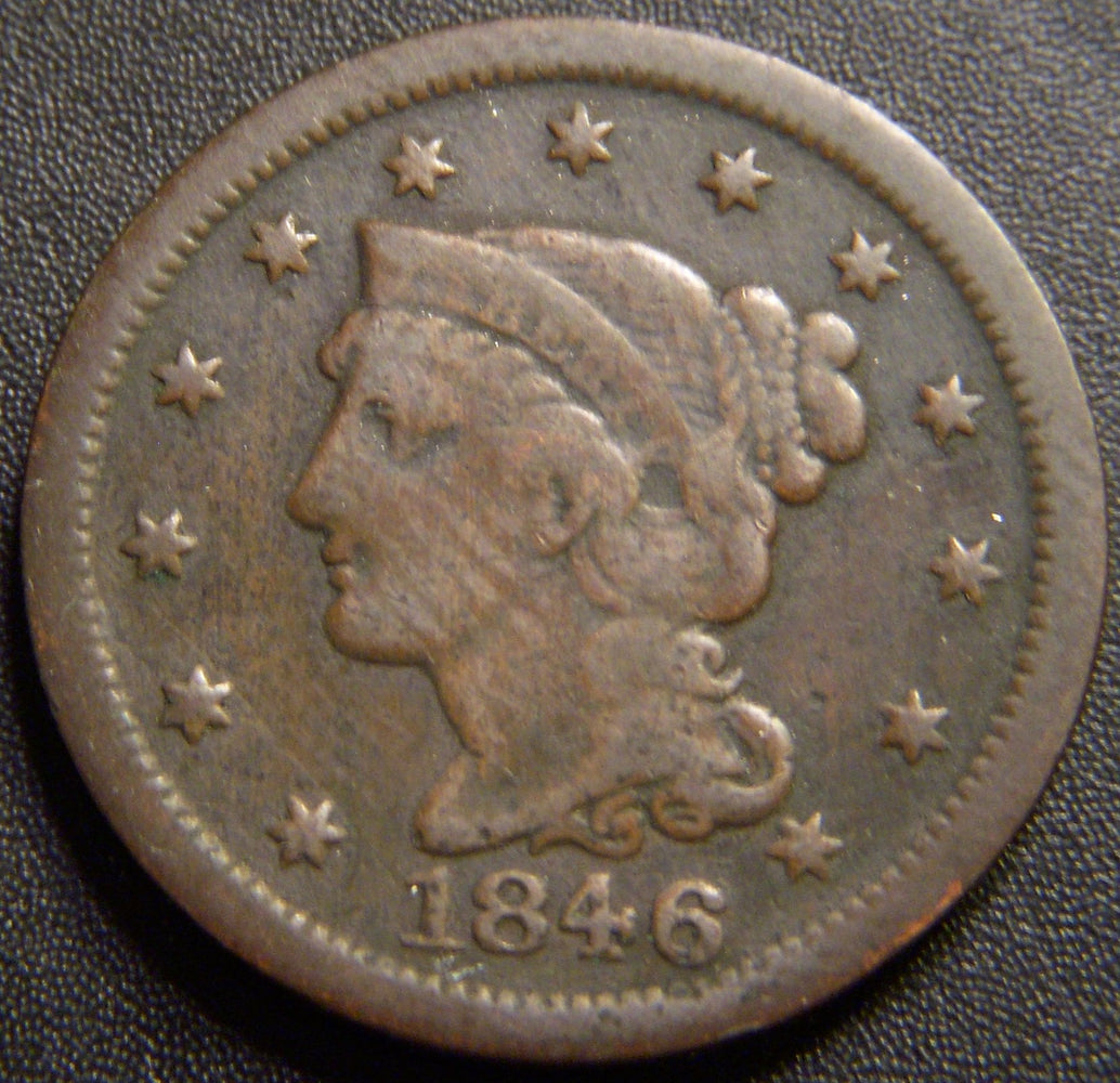 1846 Large Cent - Small Date Very Good