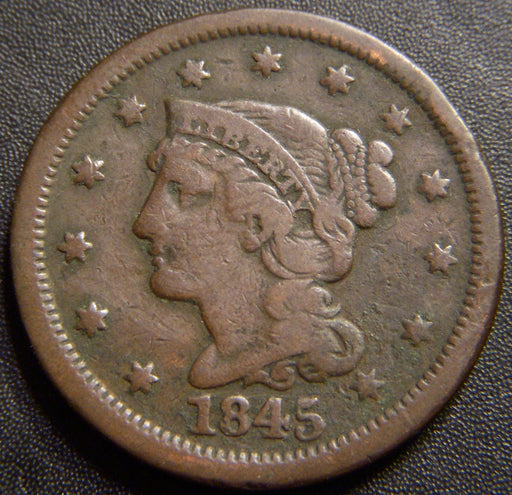 1845 Large Cent - Fine