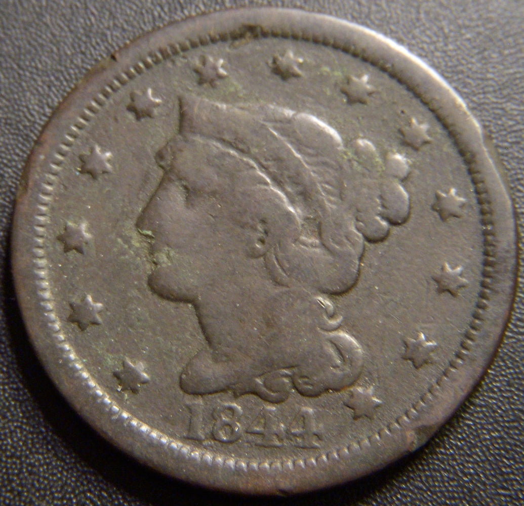 1844 Large Cent - Good