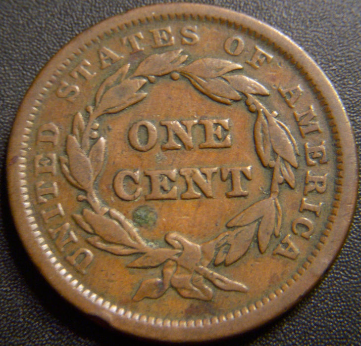 1843 Large Cent - Very Good