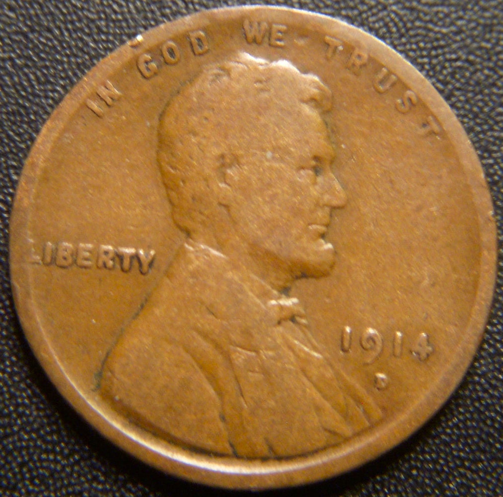 1914-D Lincoln Cent - Very Good
