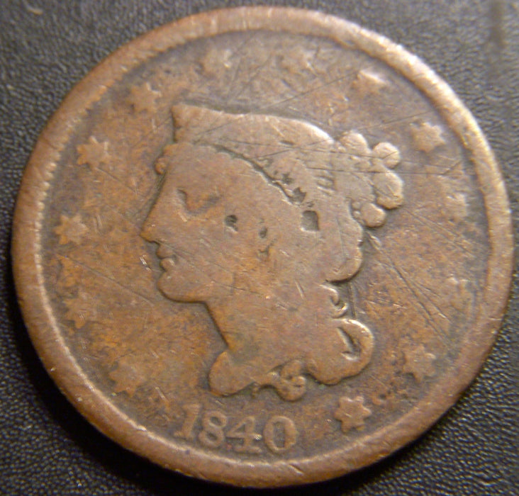 1840 Large Cent - Large Date Good