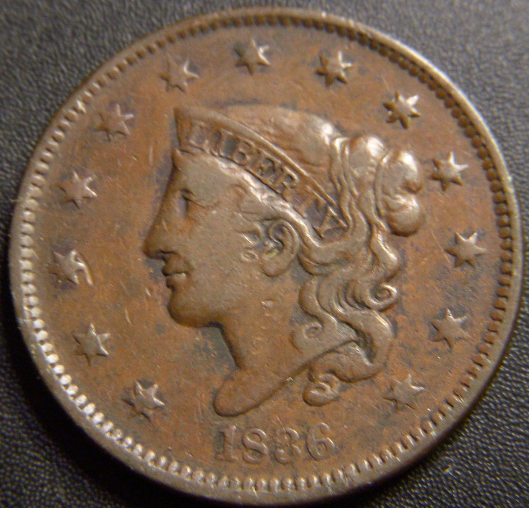 1836 Large Cent - Fine