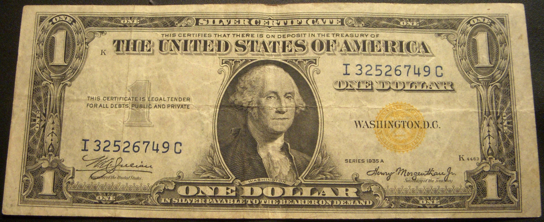 1935A North Africa $1 Silver Certificate - FR# 2306