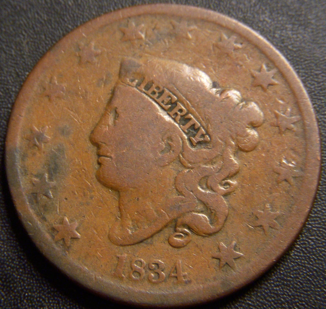 1834 Large Cent - Sm8LStars Good