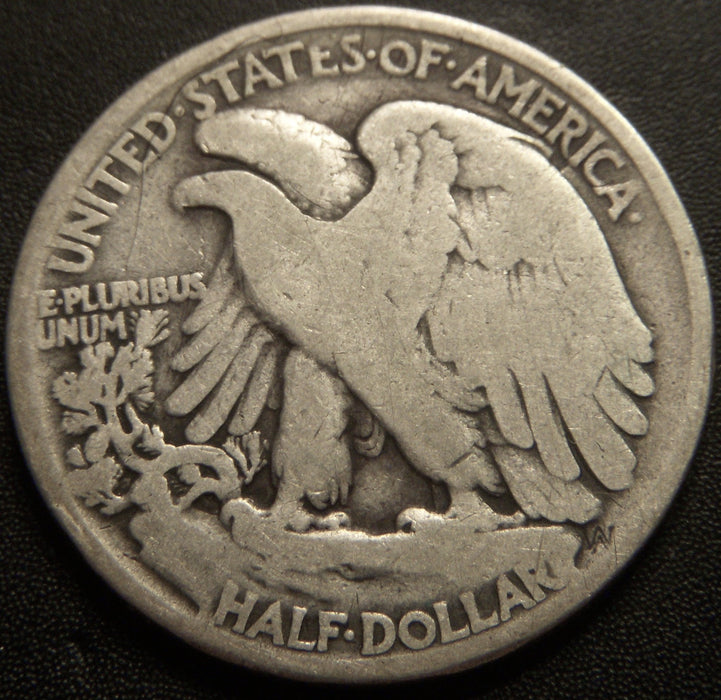 1921 Walking Half Dollar - Very Good
