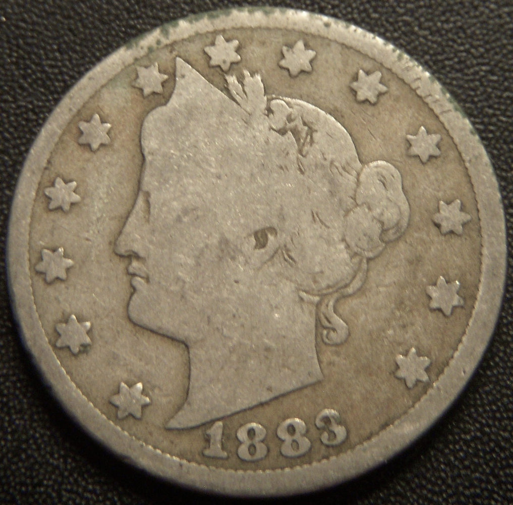 1883 Liberty Nickel - With Cent Good