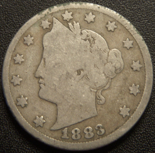 1883 Liberty Nickel - With Cent Good