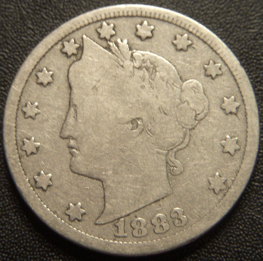 1883 Liberty Nickel - With Cent Good