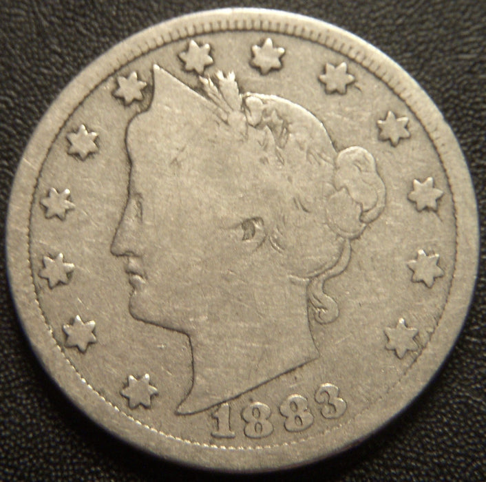 1883 Liberty Nickel - With Cent Good