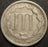 1868 Three Cent - Very Fine
