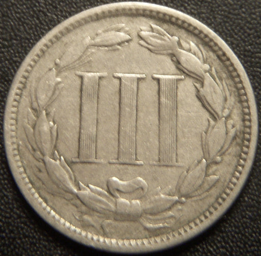 1868 Three Cent - Very Fine