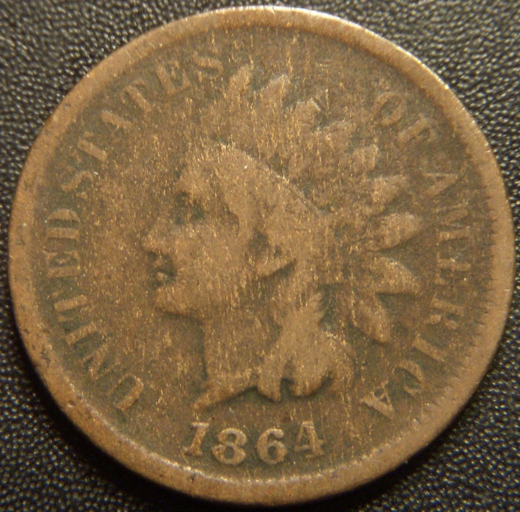 1864 Indian Head Cent - Bronze Good