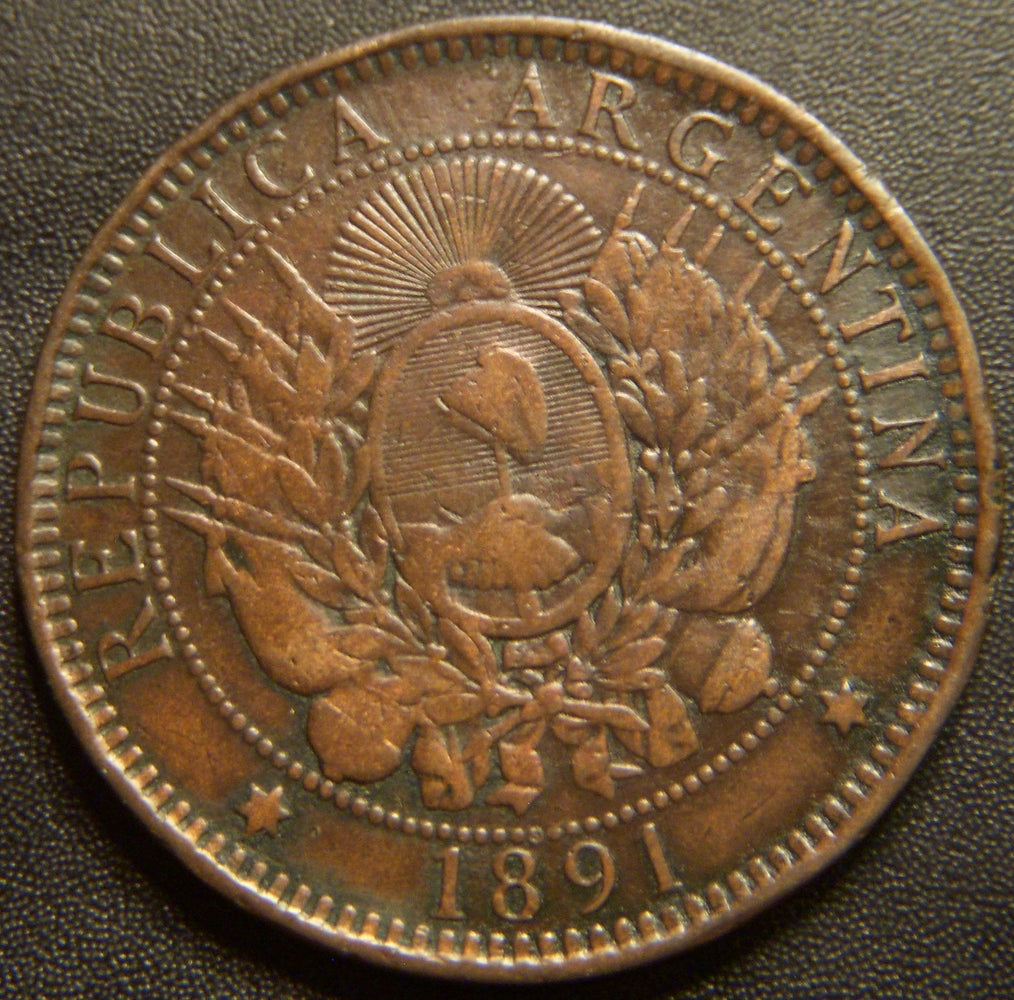 1891 2 Centavos - Argentina