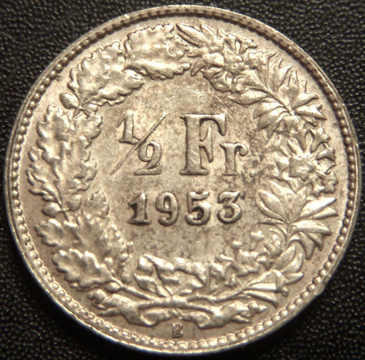 1953B 1/2 Franc - Switzerland