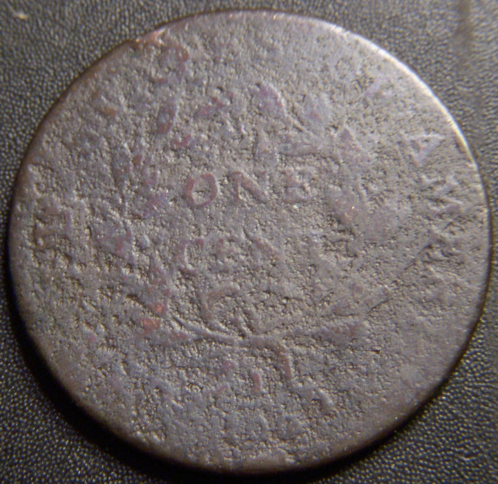 1798 Large Cent - About Good