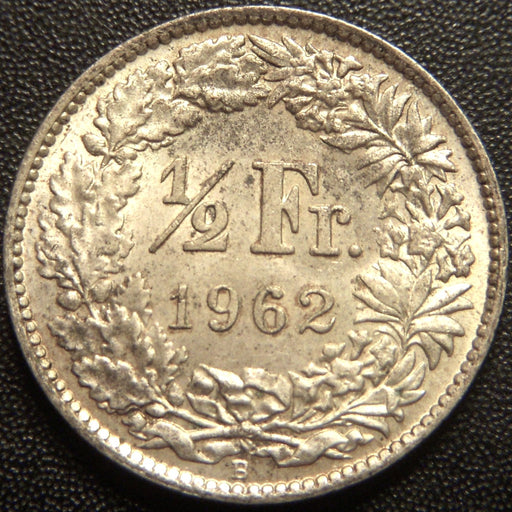 1962B 1/2 Franc - Switzerland