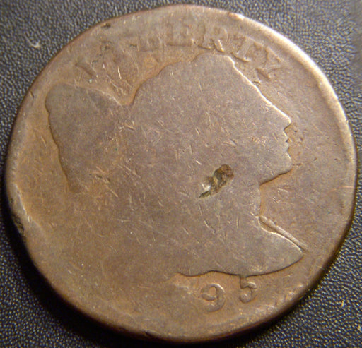 1795 Large Cent - About Good