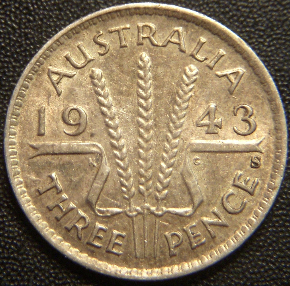1943S 3 Pence - Australia