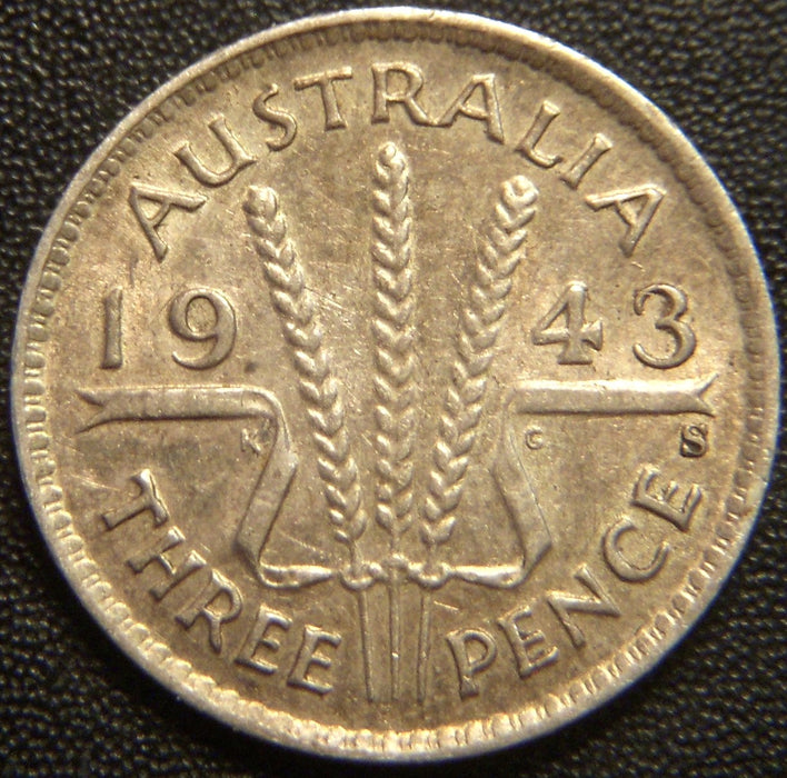 1943S 3 Pence - Australia