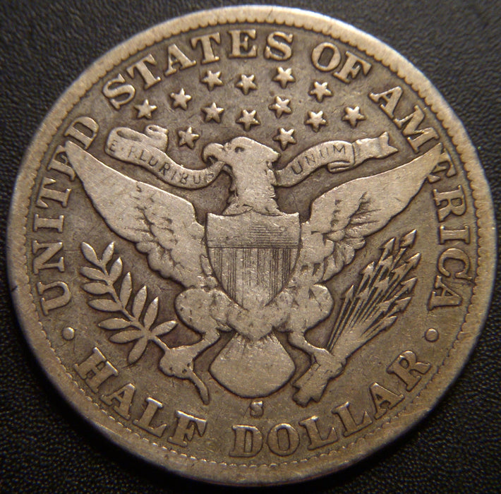 1893-S Barber Half Dollar - Very Good
