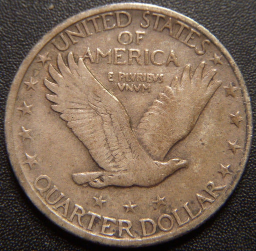 1918-D Standing Quarter - Very Fine