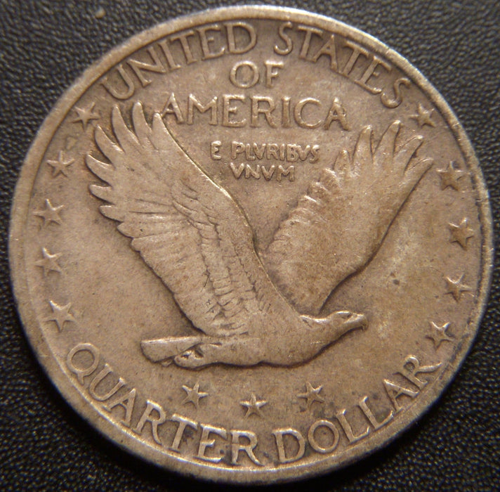 1918-D Standing Quarter - Very Fine